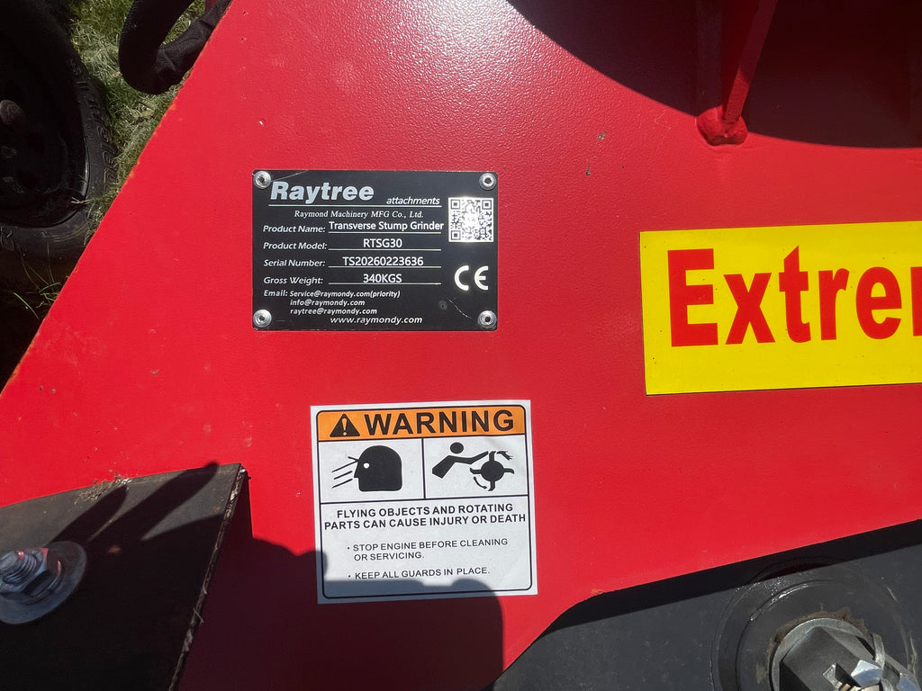 2026 Raytree Transverse Stump Grinder